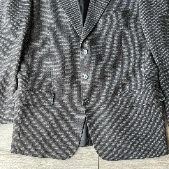 Vintage Joseph Abboud Wool Blend Twill Blazer Union Made in USA - Picture 6 of 16